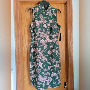 Lulu's green and pink floral dress